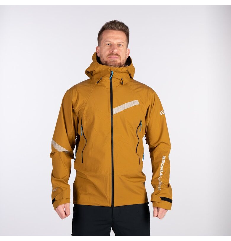 Мъжко хардшел яке с мембрана 20K/20K Pertex®Shield Draci - Синапено жълто NORTHFINDER