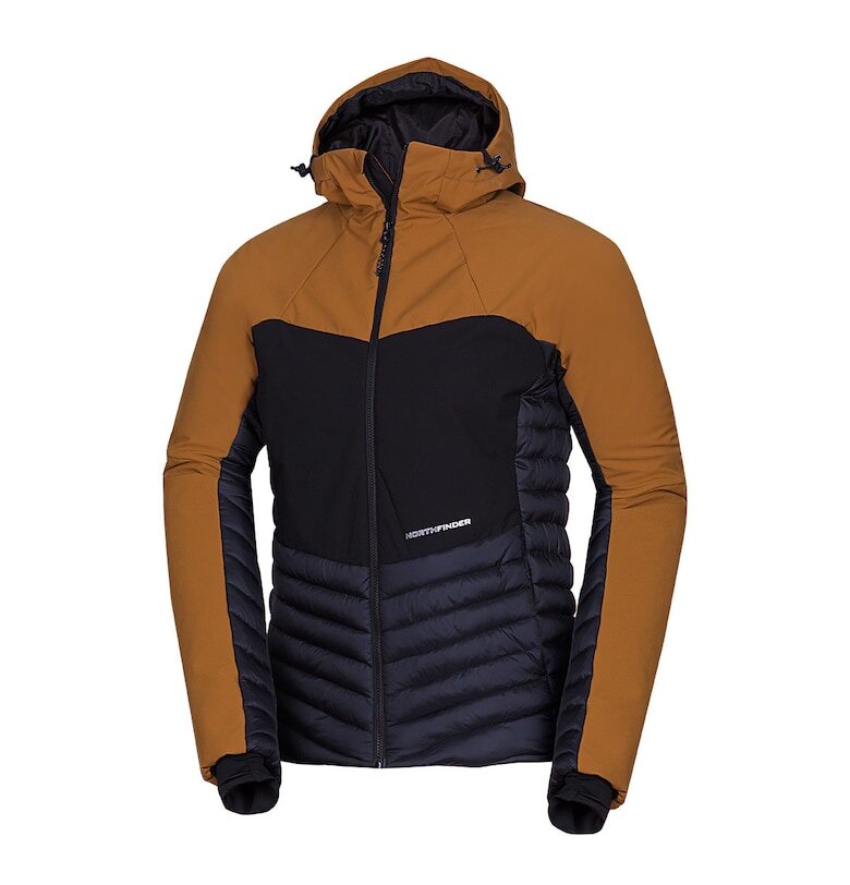 Мъжко хибридно софтшел яке 20K/20K 3L Watson - Синапено жълто NORTHFINDER