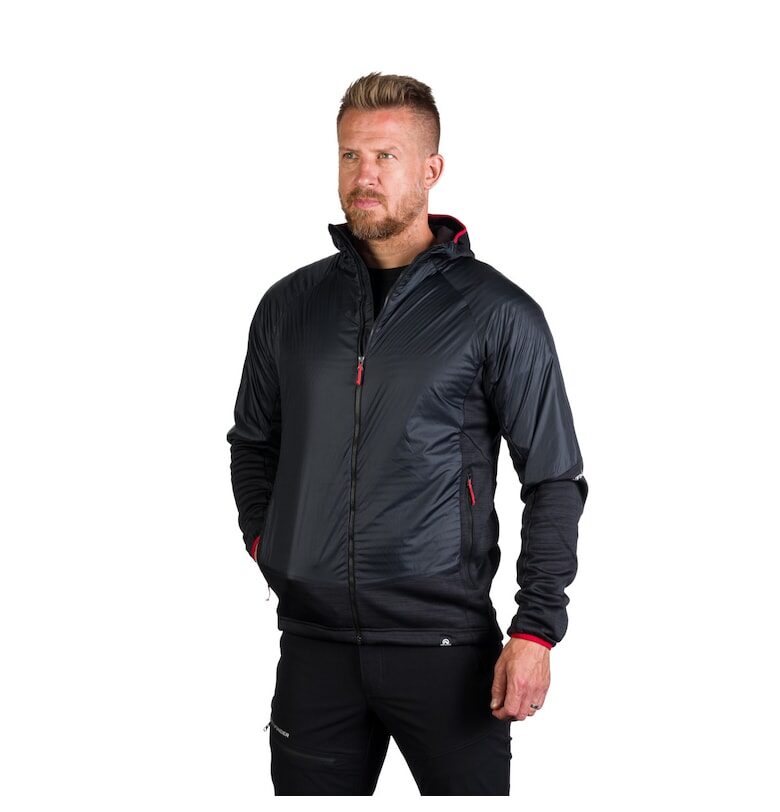 Мъжко хибридно туристическо яке Cervino - Черен NORTHFINDER