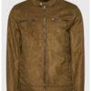 Мъжко яке - 209123944 - Еко кожа - Кафяв Only Sons