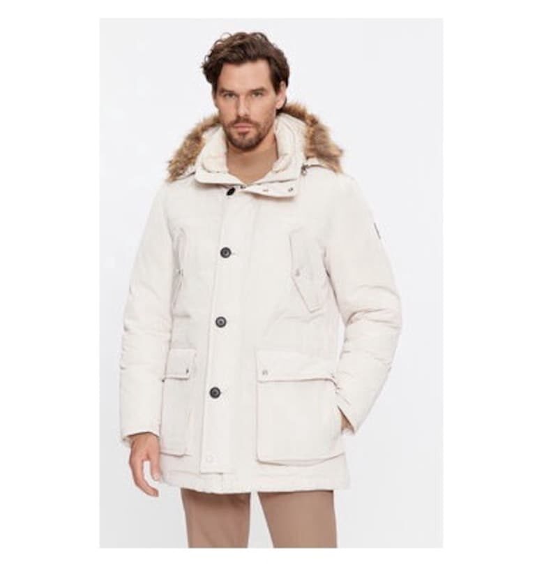 Мъжко яке -  302939435 - Рециклиран полиестер - 54 EU - Бежово BOSS