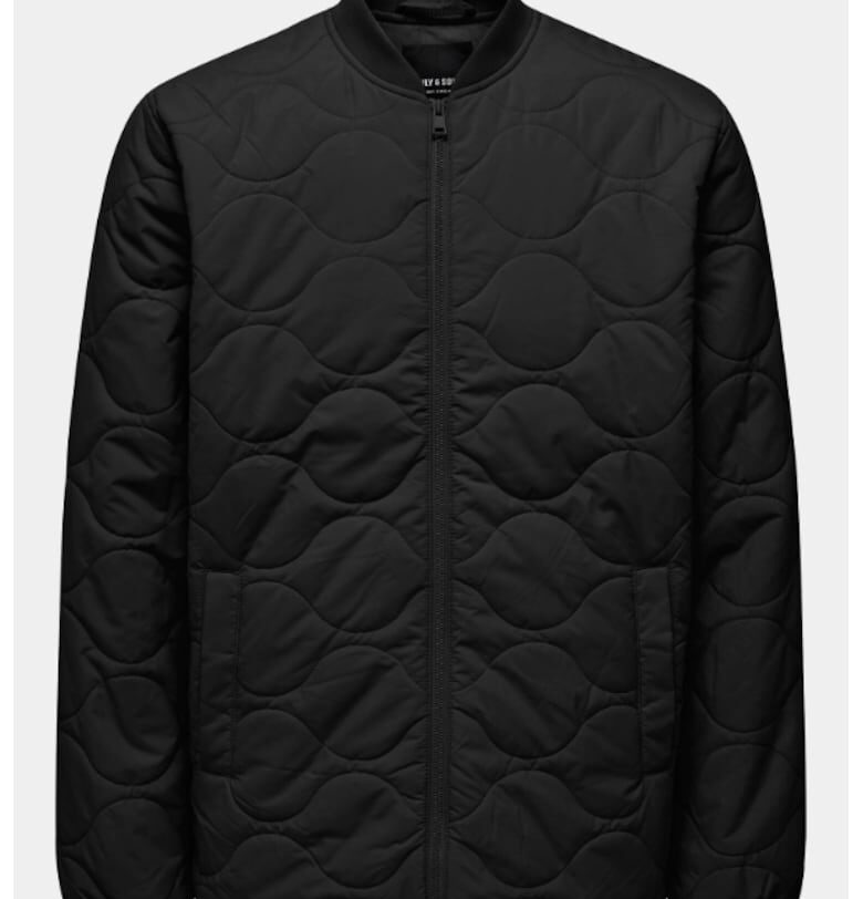 Мъжко яке -  303018689 - Полиестер - Черен Only  Sons