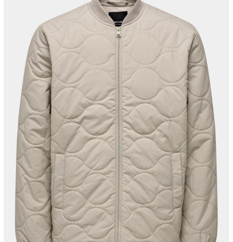 Мъжко яке -  303018795 - Полиестер - Бежов Only  Sons