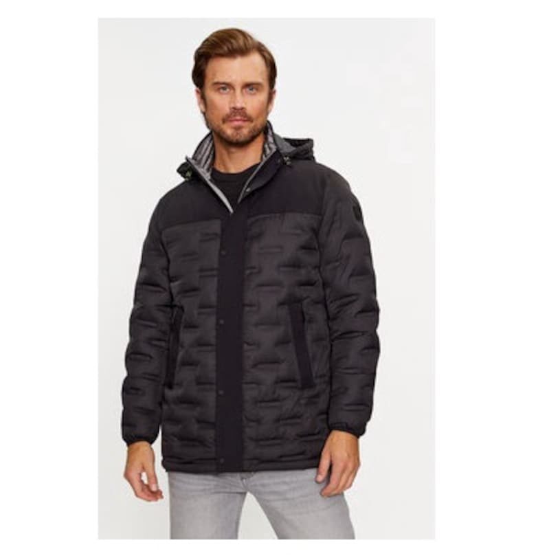 Мъжко яке -  303060954 - Полиестер - Черно - Черен Milestone