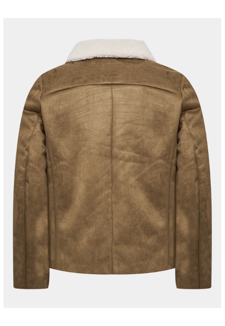Мъжко яке 303198145 Еко кожа - Кафяв LINDBERGH
