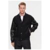 Мъжко яке -  303387976 - Вълна/Полиамид - Черно - Черен BOSS