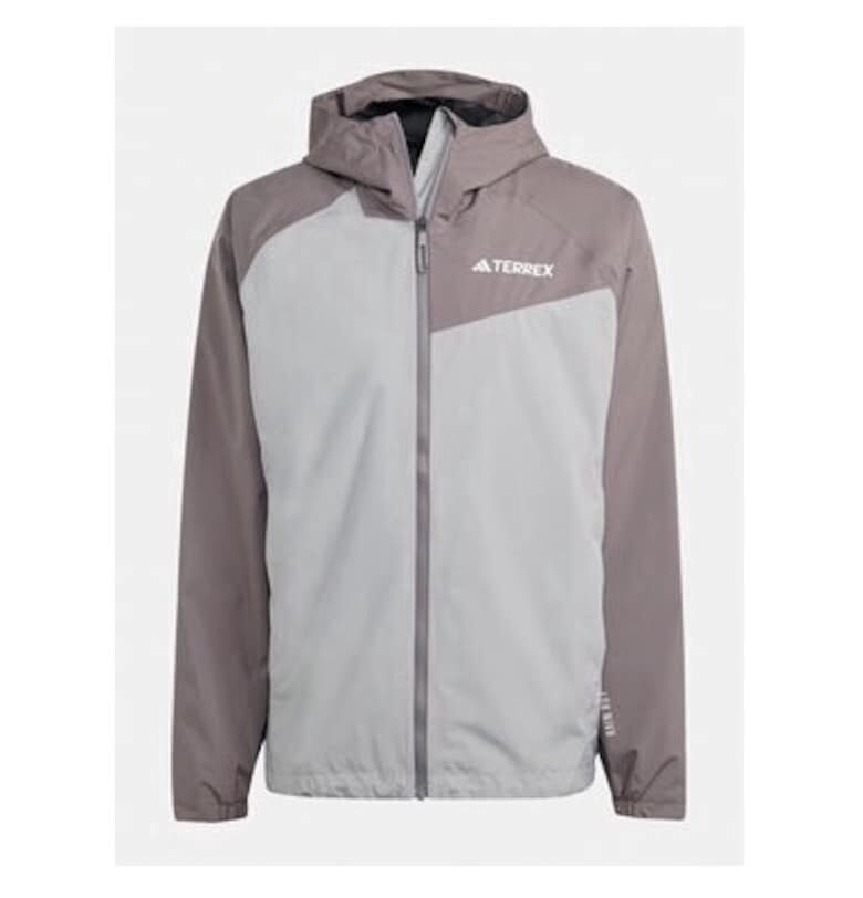 Мъжко яке -  303455545 - Рециклиран полиестер - Сив - Сив adidas