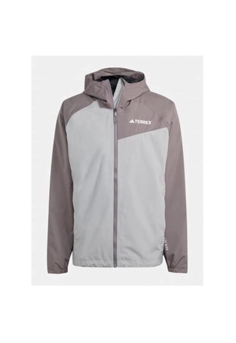 Мъжко яке - 303455545 - Рециклиран полиестер - Сив - Сив adidas