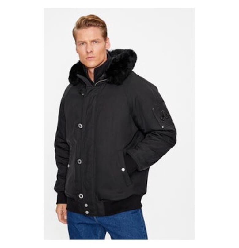 Мъжко яке -  303491451 - Найлон - Черно - Черен MOOSE KNUCKLES