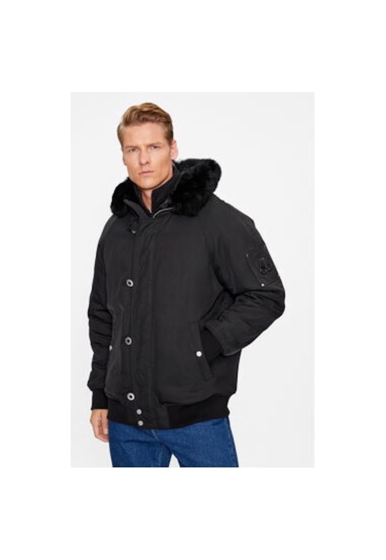 Мъжко яке - 303491451 - Найлон - Черно - Черен MOOSE KNUCKLES