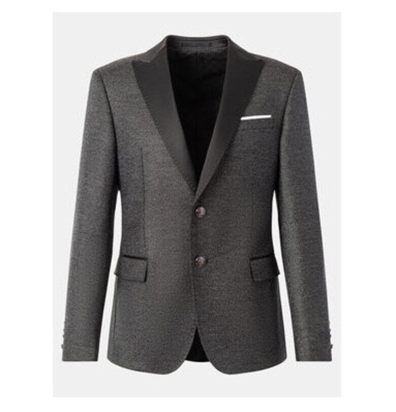 Мъжко яке -  303583156 - Полиестер/Вискоза/Вълна - Сив - Сив Joop