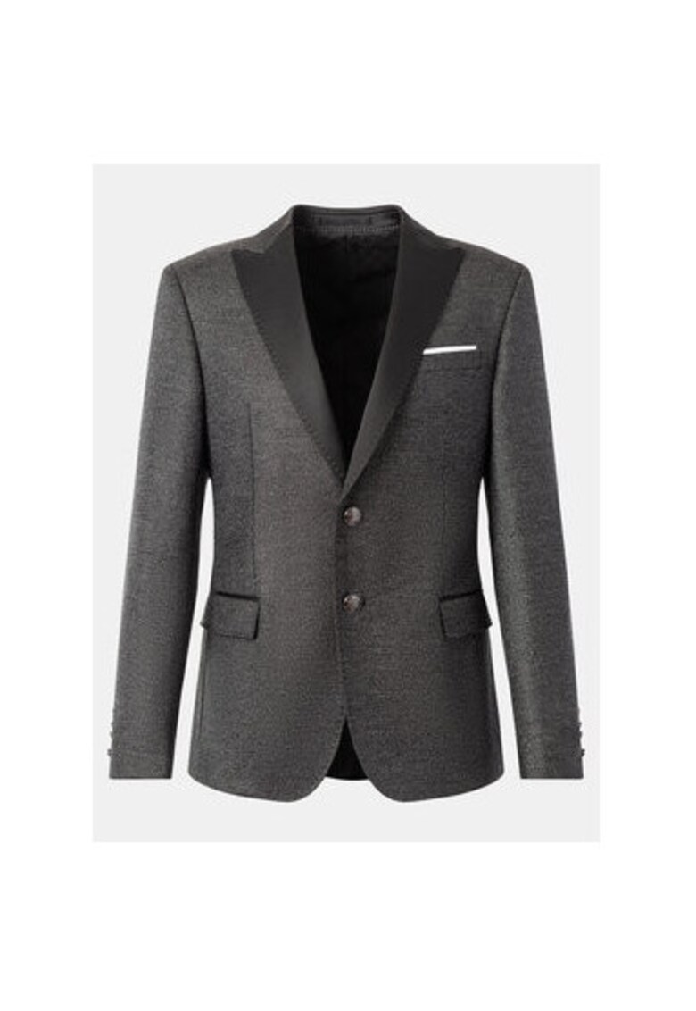 Мъжко яке - 303583156 - Полиестер/Вискоза/Вълна - Сив - Сив Joop