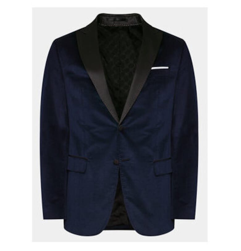 Мъжко яке -  303583170 - Полиестер/Вълна - 50 EU - Син Joop