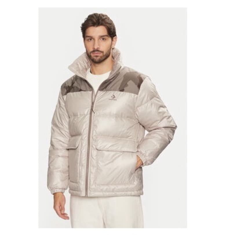 Мъжко яке -  304037993 - Полиестер - Бежов - Бежов Converse