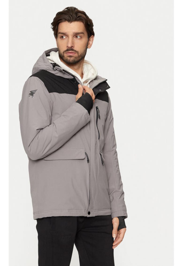 Мъжко яке - 304176593 - Полиестер - Сив - Сив Joma