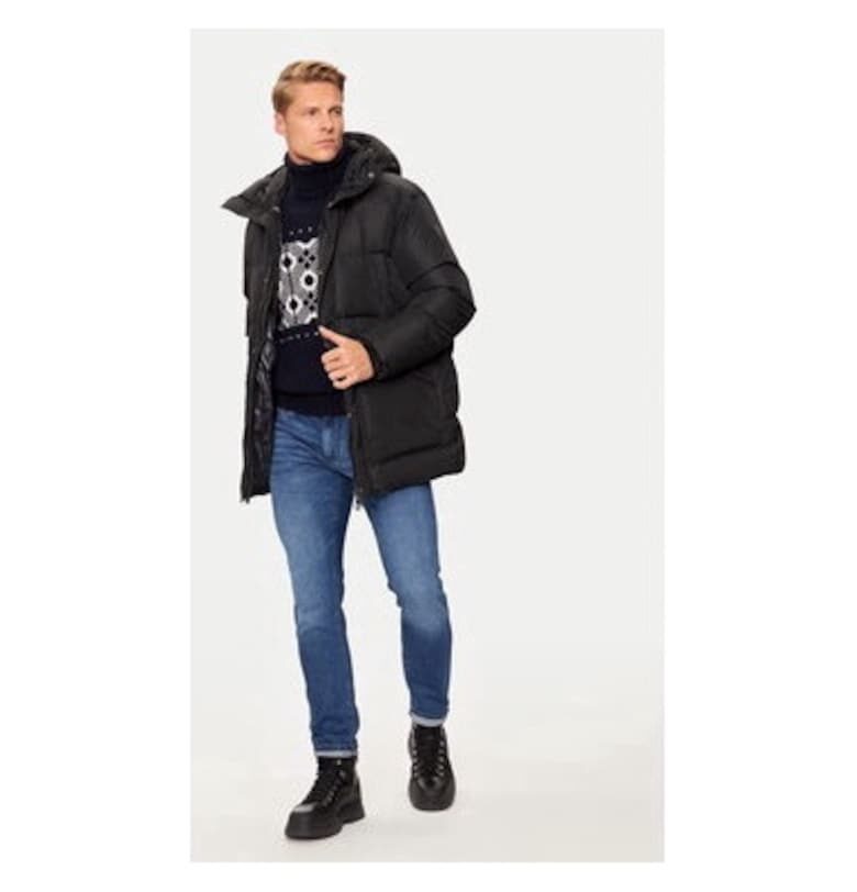 Мъжко яке -  304198663 - Полиамид - Черно - Черен BOMBOOGIE