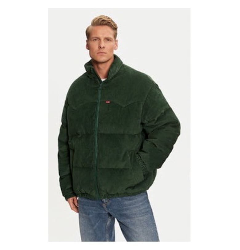 Мъжко яке -  304236716 - Памук - Зелен - Зелен Levis