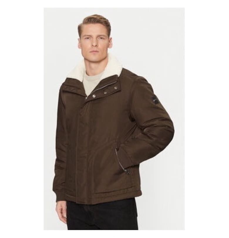 Мъжко яке -  304237850 - Рециклиран полиестер - Зелено - Зелен BOSS