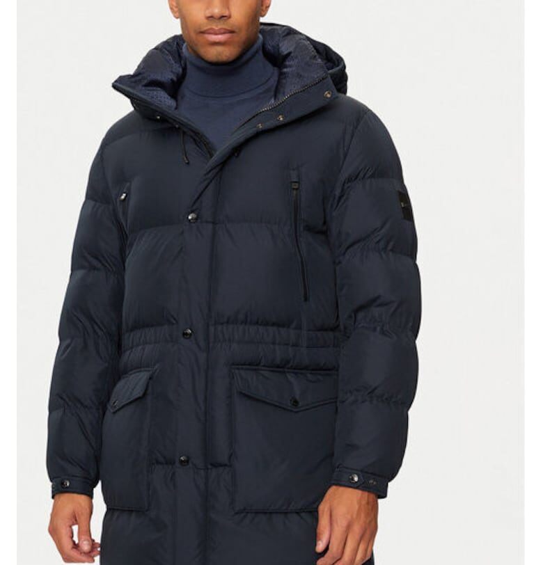 Мъжко яке -  304238451 - Полиестер - - Син BOSS