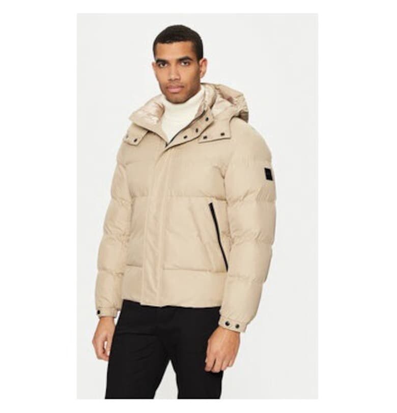 Мъжко яке -  304238512 - Полиестер - Бежов - Бежов BOSS