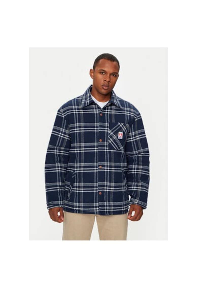 Мъжко яке - 304281617 - Памук - Син - Син Wrangler