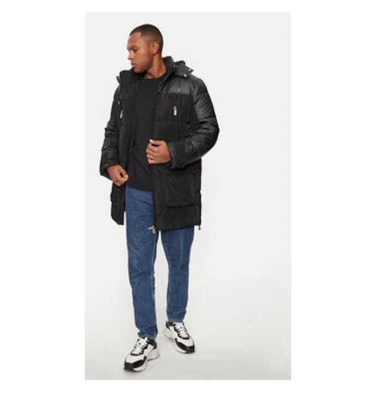 Мъжко яке -  304304835 - Полиуретан/Полиестер - Черно - Черен Karl Lagerfeld