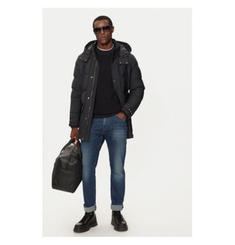 Мъжко яке -  304453014 - Найлон/Еластан - Черно - Черен MOOSE KNUCKLES