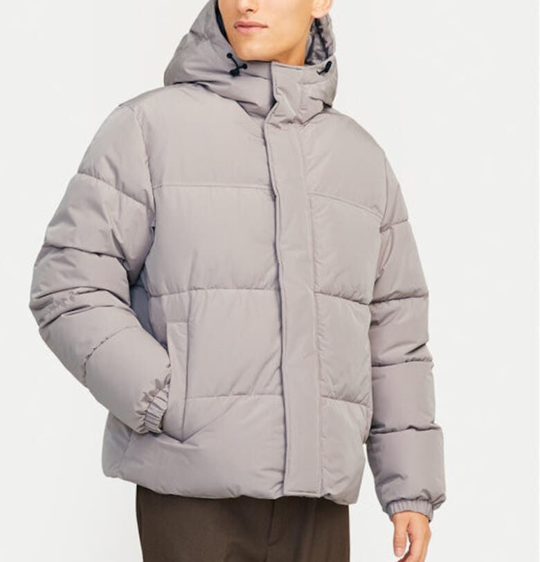 Мъжко яке -  304513930 - Полиестер - Сив Jack and Jones