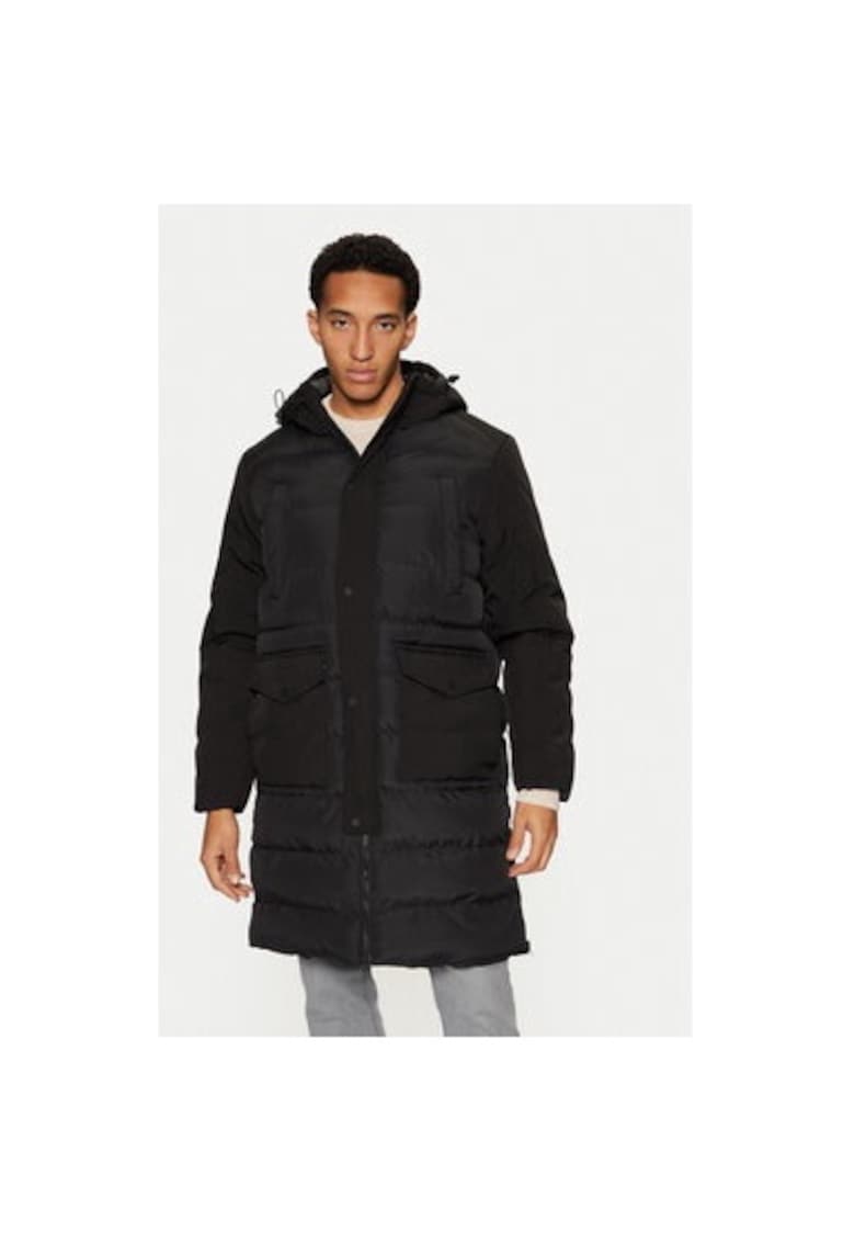 Мъжко яке - 304527111 - Полиестер - Черно - Черен BRAVE SOUL