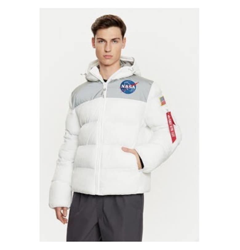 Мъжко яке -  304544071 - Найлон - Бял - Бял ALPHA INDUSTRIES