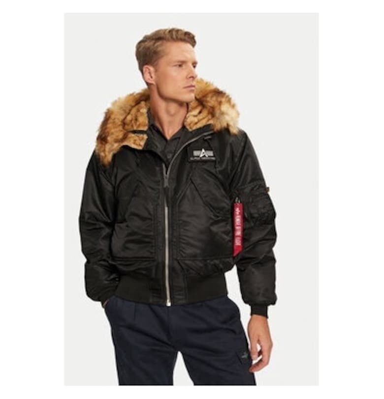 Мъжко яке -  304544187 - Найлон - Черно ALPHA INDUSTRIES