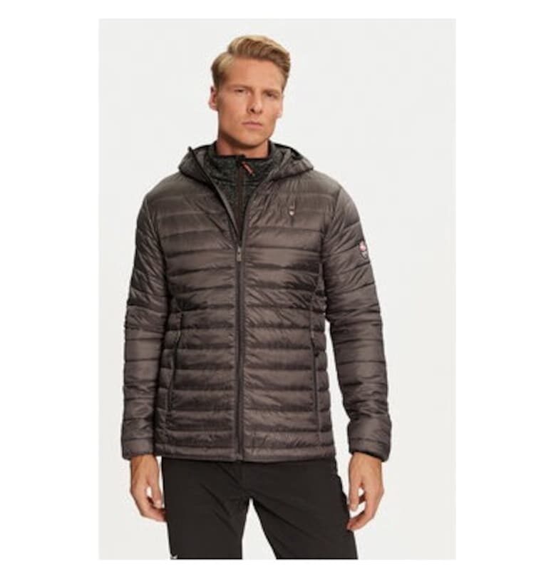 Мъжко яке -  304555077 - Рециклиран полиестер - Сив - Сив Aulp