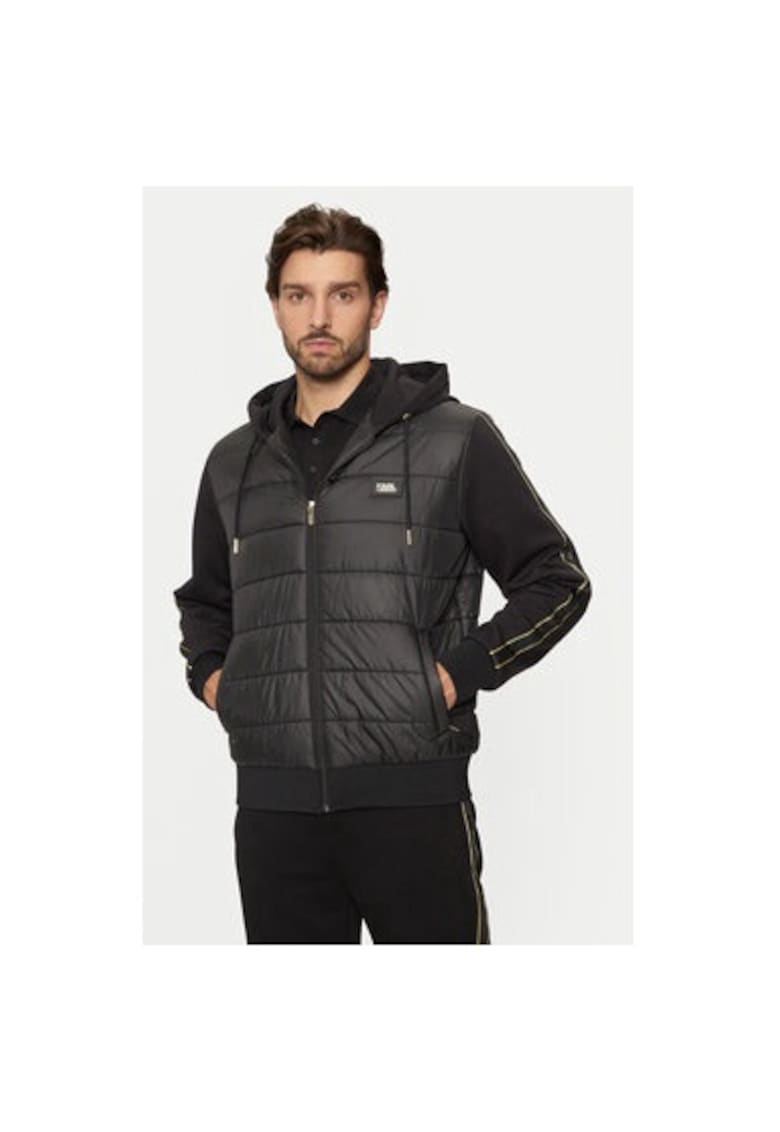 Мъжко яке - 304612244 - Полиестер - Черно - Черен Karl Lagerfeld