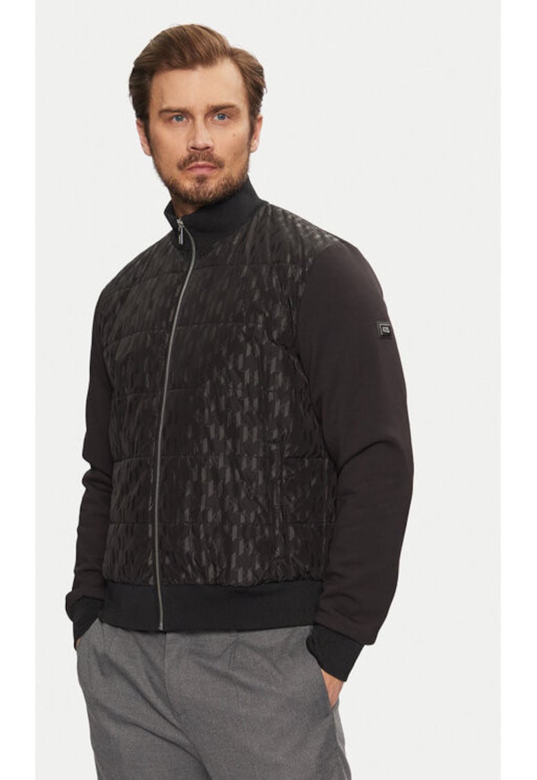 Мъжко яке - 304612756 - Полиестер - Черно - Черен Karl Lagerfeld