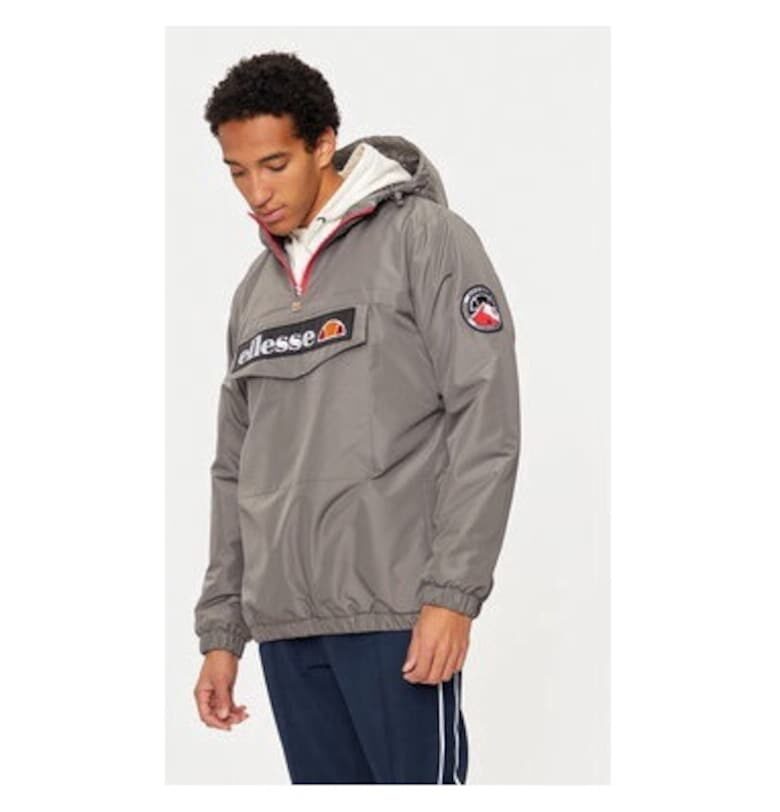 Мъжко яке -  304638183 - Полиестер - Сив - Сив ELLESSE