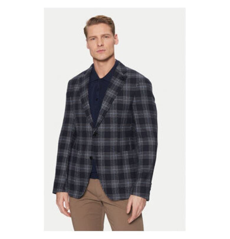 Мъжко яке -  304687273 - Памук/Полиестер/Полиамид - Син - Син Joop