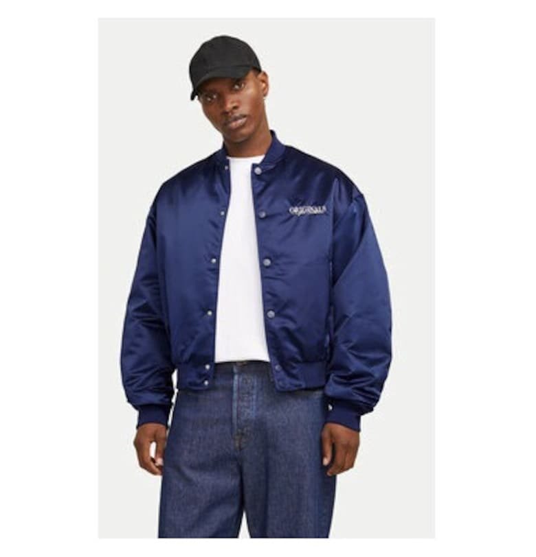 Мъжко яке -  304778292 - Полиестер - Син Jack and Jones