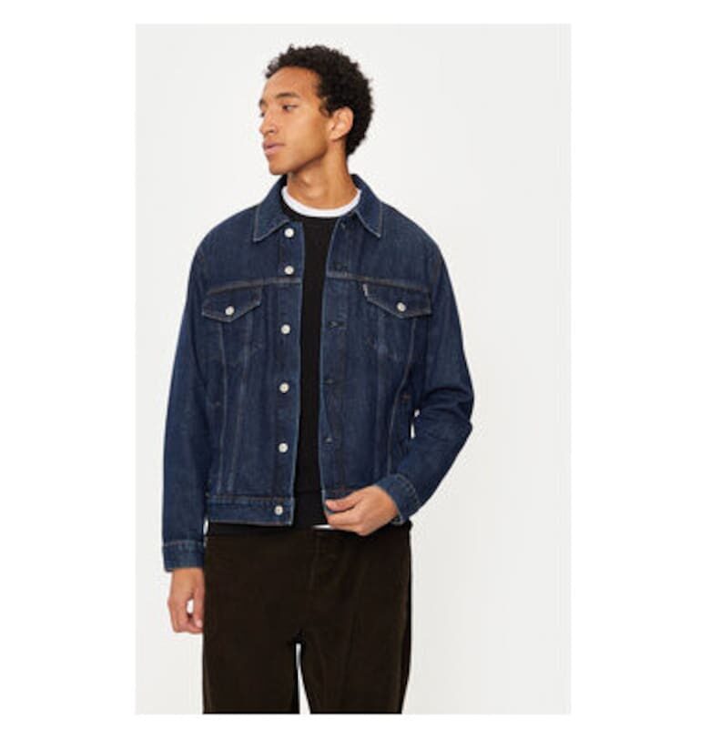 Мъжко яке -  304869921 - Памук - Син - Син Schott Nyc