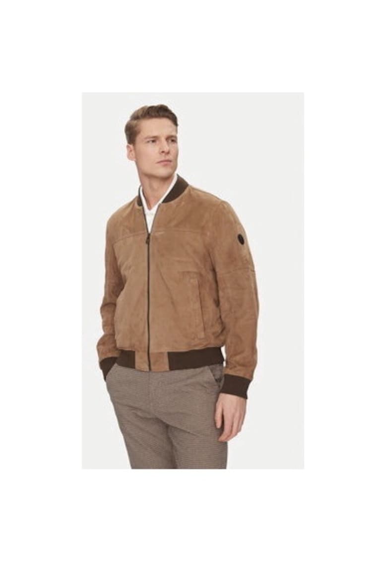 Мъжко яке - 305152428 - Кожено 46794 - Бежов Joop