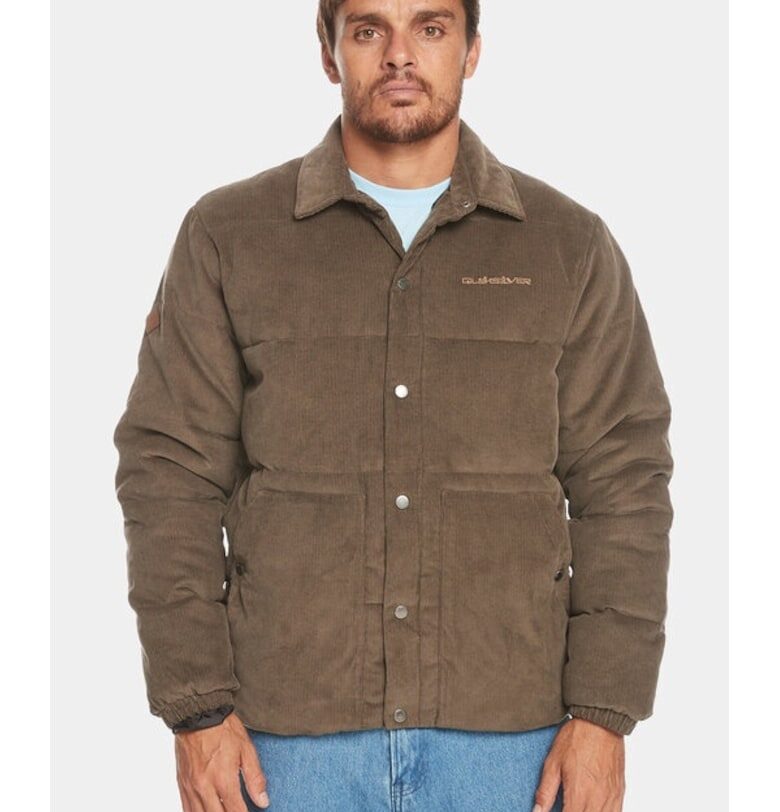 Мъжко яке -  6655 - Памук - Кафяво QUIKSILVER