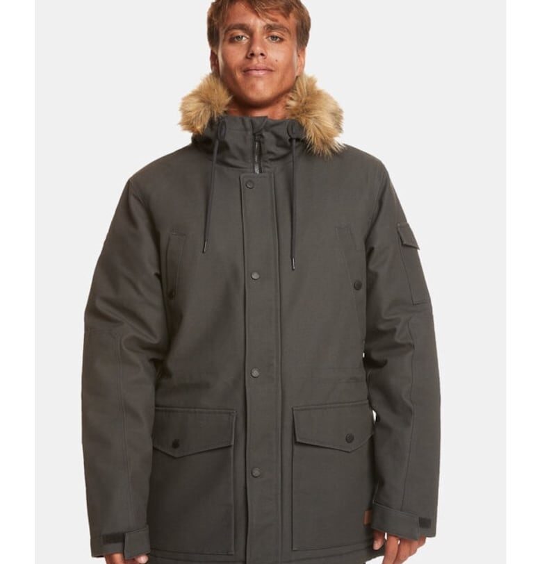 Мъжко яке -  6907 - Памук - Сиво QUIKSILVER