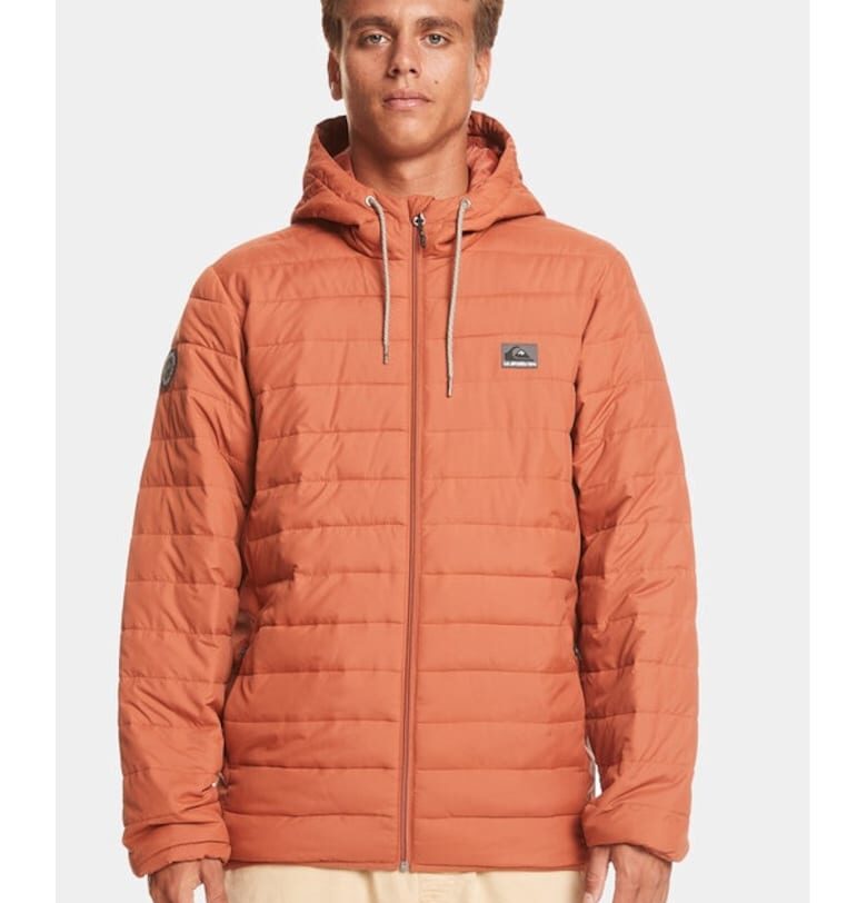 Мъжко яке -  7638 - Полиестер - Оранжево QUIKSILVER