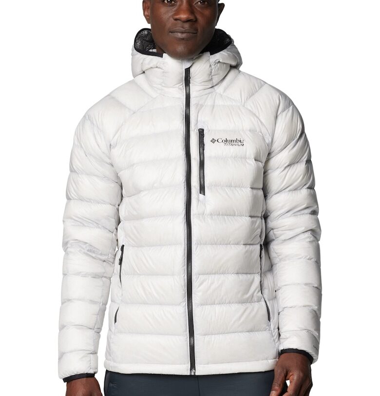 Мъжко яке  Arctic Crest Down Hooded Jacket 208877 - Сив Columbia