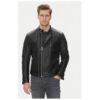 Мъжко яке  COUTURE - Естествена кожа - Черно Serge Pariente