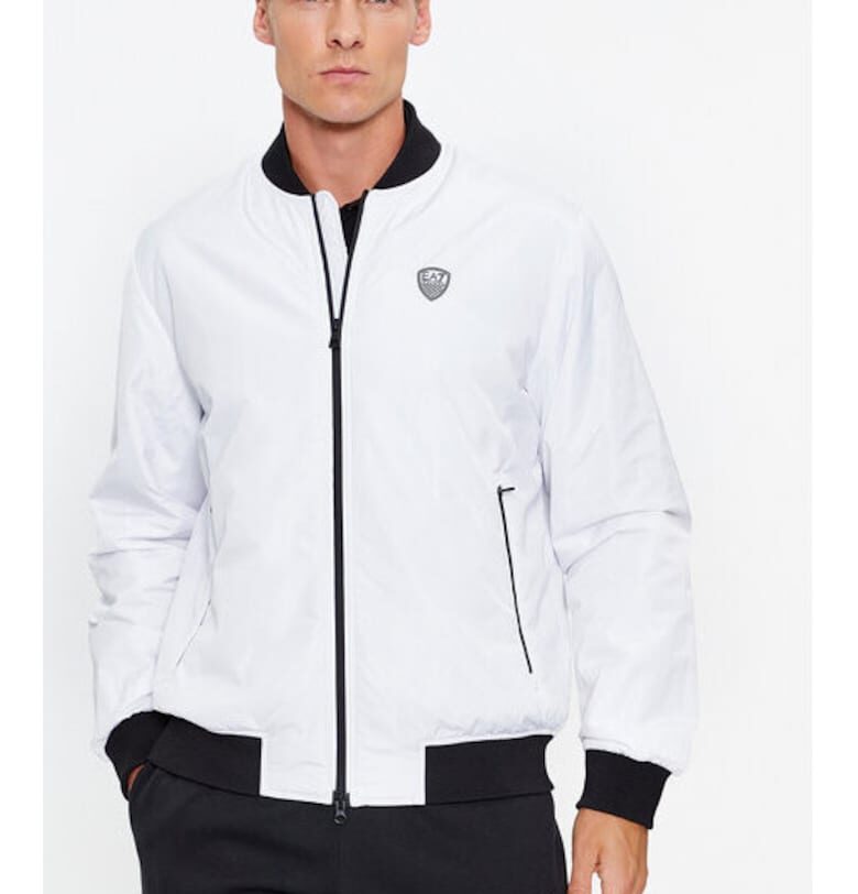 Мъжко яке - Emporio Armani  303081256 - Полиестер - Бял - Бял EA7