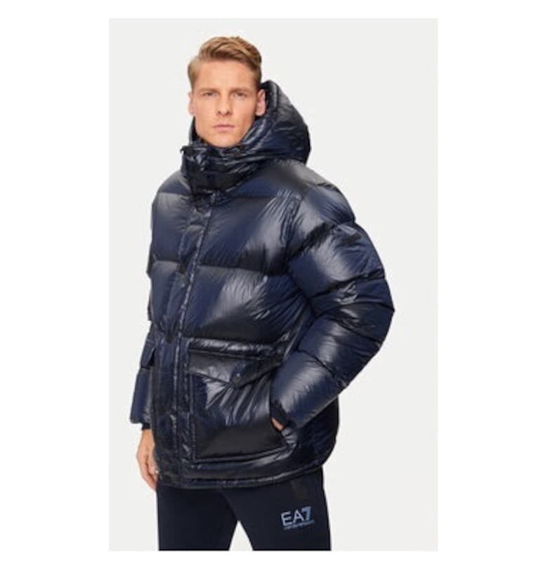 Мъжко яке - Emporio Armani  304211966 - Полиамид - Син - Син EA7