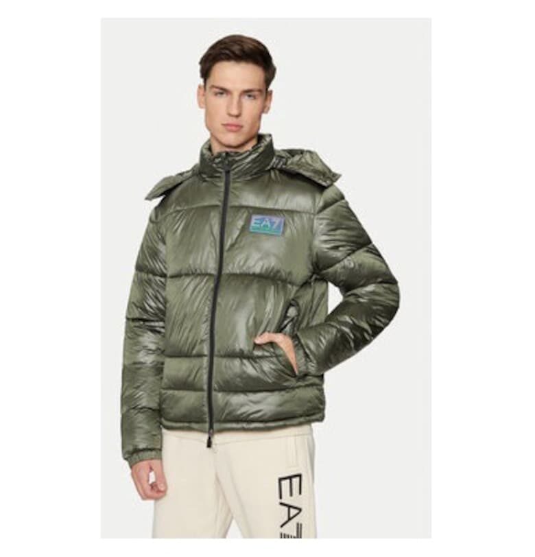 Мъжко яке - Emporio Armani  304212048 - Полиамид - Зелен - Зелен EA7