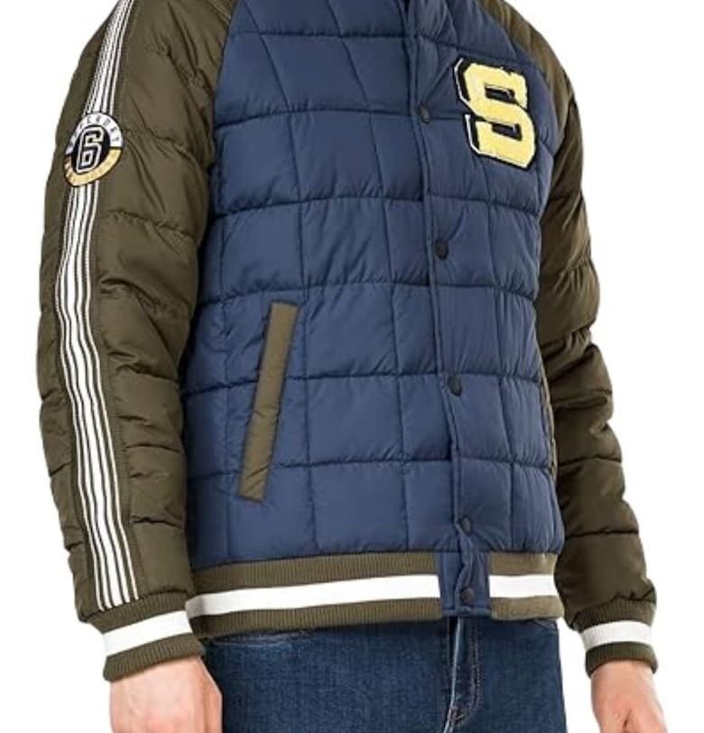 Мъжко яке Kyan Box Superdry - полиестер - синьо/каки Superdry  Co