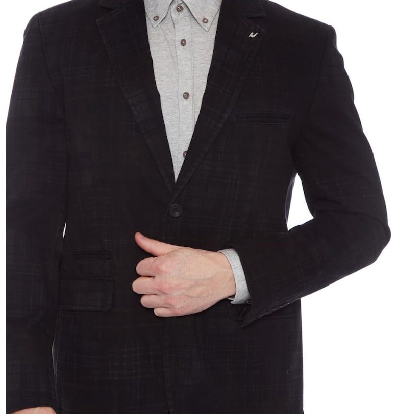 Мъжко яке -  Nelson 6610 - Тъмно синьо с кафяви райета W Wegener