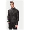 Мъжко яке  RETRO AG - Естествена кожа - Черно - Черен Serge Pariente